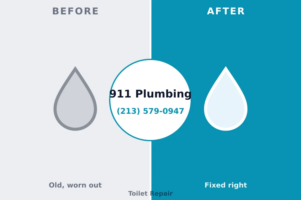 Before and after: plumbing repair Susitna North, AK